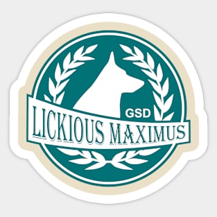 German Shepherd GSD - Lickious Maximus Sticker